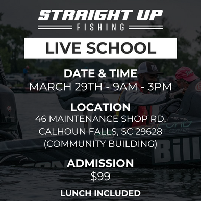 Straight Up Fishing Live School Ticket