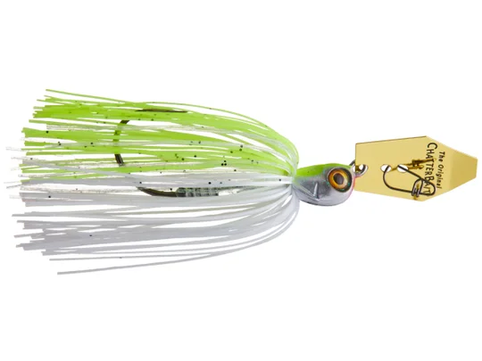 3/8 OZ Chatterbait Elite Evo (Chartreuse/White)