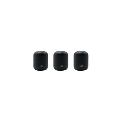 Woo! Tungsten Barrel Weights 3/8oz Black