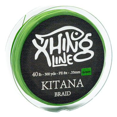 BassMooch Xhing Line - Kitana PE 8x Braided Line - Green